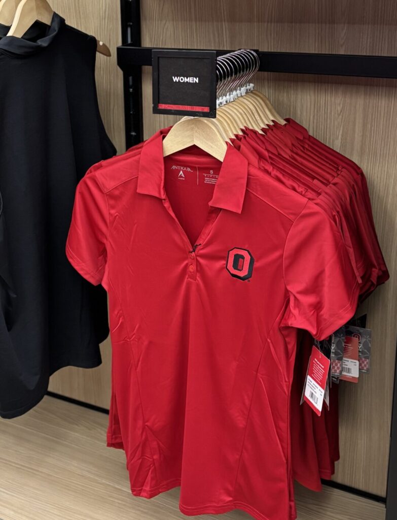 Black plastic graphic holder in store environment in united states